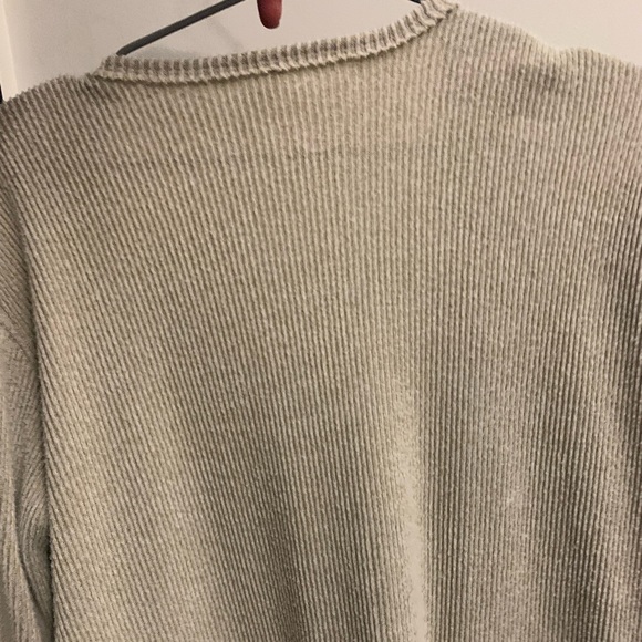 Long ribbed cardigan with pockets - Picture 4 of 5